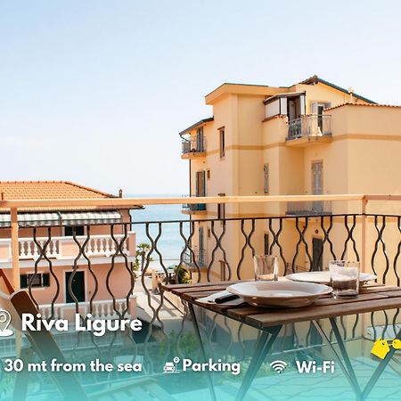 Apartamento Posto Auto Gratuito Relax A 30 Metri Dal Mare Riva Ligure Exterior foto